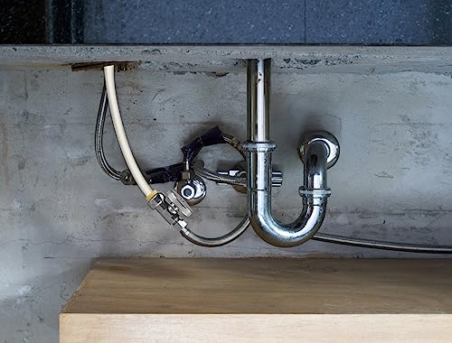 Brass Straight Stop Valve, 1/2" PTC Input, 3/8" OD Compression Output | for Kitchen, Faucet, Toilet Valves - size: 1×Straight