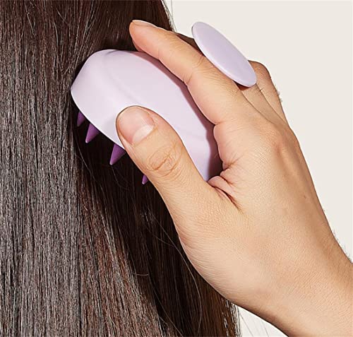Hair Scalp Massager Silicone Scalp Scrubber Shampoo Brush for Hair Growth/Dandruff Removal,Head Massager Exfoliator Scalp (4pcs) - color: 4pcs