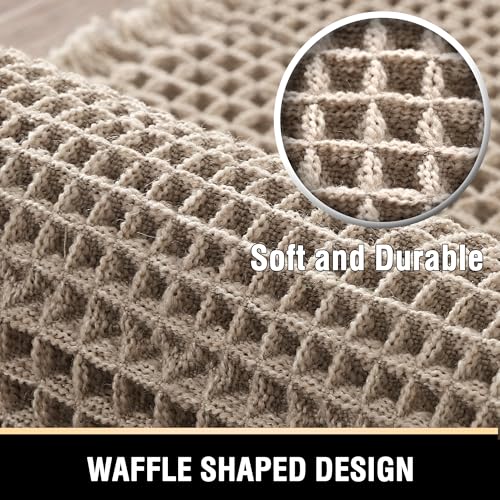 H.VERSAILTEX Upgraded Waffle Bath Mat Super Absorbent Bathroom Mats Non Slip Bath Rugs for Bath Floor Machine Washable Dry Fast Bathroom Rugs for Beside Tub, 17" x 24", Irish Cream - color: Irish Cream, size: 17" x 24"