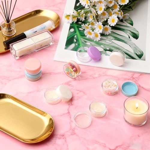 25-Pack 5g Small Travel Containers - Multi-Color Cosmetic Sample Jars with Lids - Leak-proof & Refillable Travel Cosmetic Containers for Skincare, Glitter, Lotion, Face Cream & Lip Balm