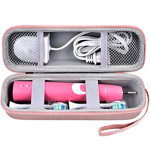 GWCASE Toothbrush Travel Case Compatible with Oral-B Pro 1000 2000 3000 3500 5000 7500/ for Philips Sonicare ProtectiveClean 4100 6100 5100 6500 7500 Rechargeable Electric Toothbrush (Box Only) -Gold - color: Gold
