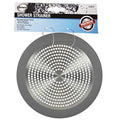 Danco 11040P Bathroom Sink Hair Catcher, Bathtub Drain Protector, Sink and Tub Strainer, 2-Pack - color: Brushed Nickel, size: Round [Pack of 1], style: Shower