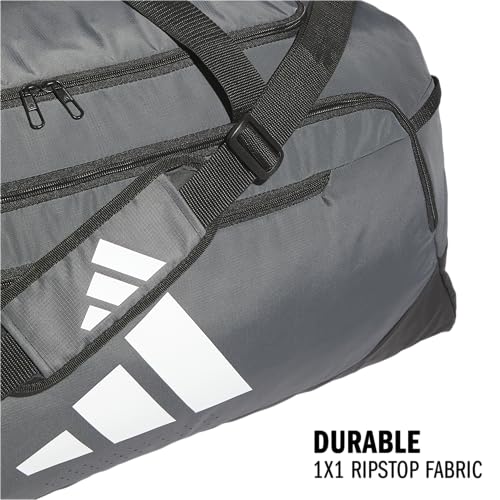 adidas Defender 5 Duffel Bag for Sports, Gym and Travel, Team Dark Grey, OSFA - color: Team Dark Grey, style: Large (100l)