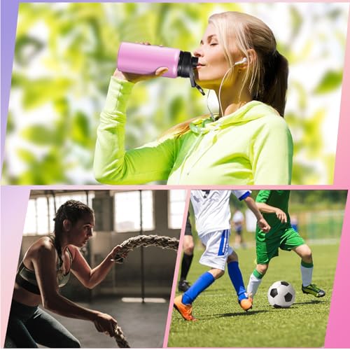 Mimorou 10 Pack Aluminum Water Bottles Bulk 17oz Reusable Leak-Proof Lightweight Sport Bottles Set for Travel Gym Team Camping & Party Favors, 10 Colors - color: Macaron Color