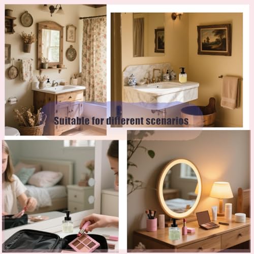 12 Piece 250ml Foam Soap Dispenser, Travel Foam Dispenser. Refillable Plastic Pump Hand Soap Bottle, Travel Essentials, Clear Container for Bathroom Vanity - color: Transparent Color