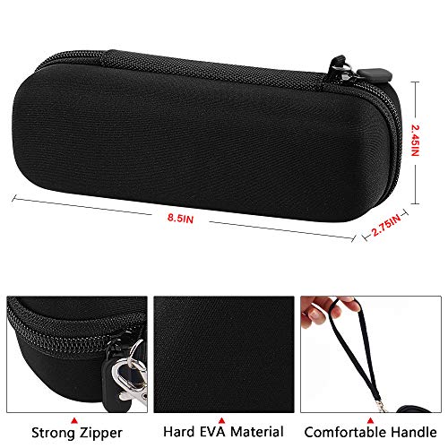 Toothbrush Travel Case Compatible with Oral-B Pro 1000 2000 3000 3500 5000 7500/ for Philips Sonicare ProtectiveClean 4100 6100 5100 6500 7500 Rechargeable Electric Toothbrush (Box Only) -Black - color: Black
