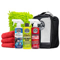 Chemical Guys Car Wash And Interior Detailing Kit With Storage Bag Car Wash Soap, Wheel Cleaner, Interior Spray, Microfiber Towels And Wash Mitt - style: KIT + BAG