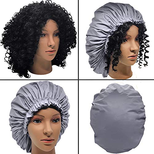 ELEBOX Premium Collection Super Jumbo Shower Cap Grey - color: Grey
