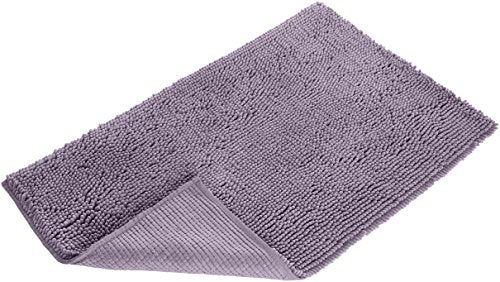 Amazon Basics Non-Slip Microfiber Absorbent Plush Shag Bathroom Rug Mat, Machine Washable, 21" x 34", Lavender (Pack of 12) - color: Lavender, size: 1'9" x 2'10" (Rectangular) (Pack of 12)
