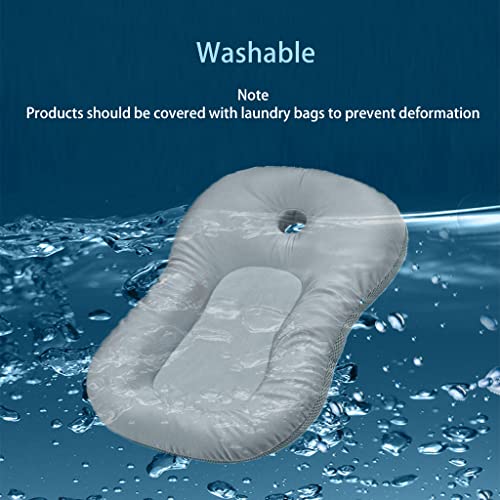 Baby Bath Mat, KAKIBLIN Baby Bath Cushion Soft Anti-Slip Bath Pad Toddler Bath Pillow, Grey - color: Grey