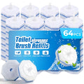 64 Pack Toilet Wand Refills for Clorox,5X Cleaning Power,Fresh Fragrance,Extra Thick,Compatible with Most Toilet Cleaning Wands