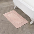 Laura Ashley Ruffle Border 100% Cotton Bath Rug, Blush Pink, 20"x 34" - color: Blush, size: 1'8" x 2'10" (Rectangular)