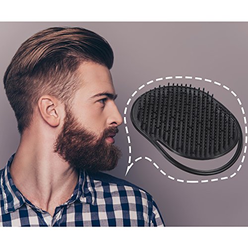 BBTO 12 Pieces Soft Portable Pocket Palm Combs Shampoo Comb Massager Hair Brushes Scalp Massager Hand Brush for Men Pets Home Office Travel | Soft rubber teeth, travel pocket size, palm grip, for hair scalp massage, pet grooming, home office daily use