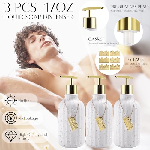 17PCS Bathroom Accessories Set, White Bathroom Set Bathroom Accessories Set with Trash Can, Toilet Brush, Toothbrush Holder, Qtip Holder & 3PCS Soap Dispenser - size: Bath Set with Press-Top Trash Can, style: White