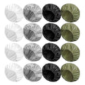 16 PCS Shower Caps for Women, Double Side Waterproof Shower Cap, Reusable Elastic Bath Caps for Shower, EVA Bathing Shower Caps, Bath Hair Caps - (Black+White+Gray+Dark Green) - color: Set B - Black+White+Gray+Dark Green