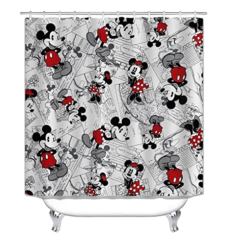 4Pcs Shower Curtain Set with Non-Slip Rugs, Toilet Lid Cover and Bath Mat, Waterproof Polyester Fabric Bathroom Curtain with 12 Hooks, 72 x 72inch1
