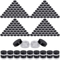 Houseables Sample Containers, Sample Jars, Lip Balm Containers, Mini Jars with Lids, Small, Empty for Makeup, Powder, Gloss, Cosmetic, Tiny, Chapstick, Dab, Wax, Scrub, Little, Plastic, 3 Gram, 200PK - color: Black, size: 200 Pack