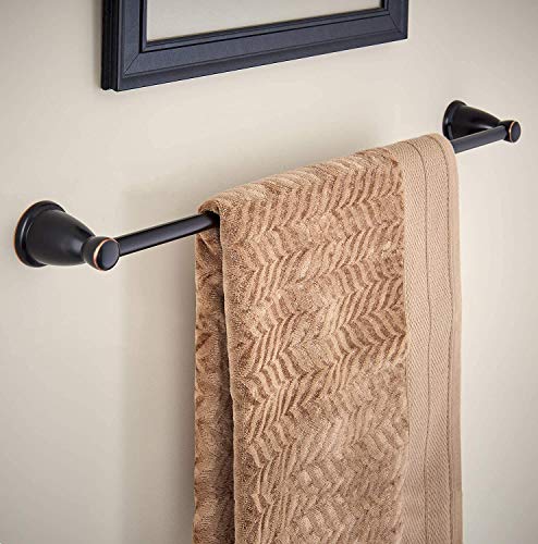 Franklin Brass 5-Piece Oil Rubbed Bronze Bathroom Set (2) Towel Racks, Ring, Toilet Paper Holder, Hook | Kinla Bath Accessories - color: Oil Rubbed Bronze, style: 5-Piece Bath Accessory Set