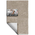 Hearth & Harbor Bathroom Rugs, Chenille Bath Mat - Machine Washable Bath Mats for Bathroom Non-Slip Backing Rubber, Quick Dry Bathroom Mat - color: Beige, style: 20 x 32