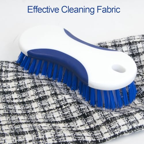 CELOX 2 Pack Multi Purpose Heavy Duty Scrub Brush, Deep Clean Brush for Tile Floors and Walls, Shower Doors, Tubs - color: White Blue