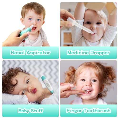 Baby Grooming Kit for Boys Girls Safety Newborn Nursery Essentials Grooming Set Gift for First-time Parents, Green 25 in 1 - style: Green 25 in 1