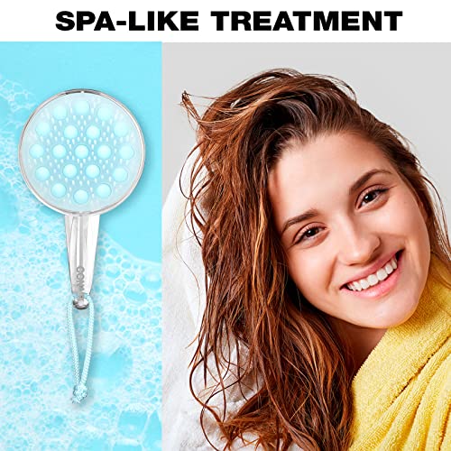 Conair Scalp Massager - Scalp Massager hair growth - Head Massager Scalp - Light Blue - color: Blue, size: 1 Count (Pack of 1)