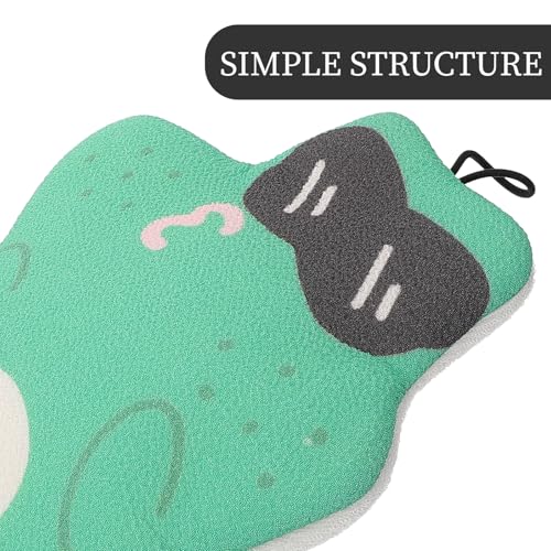 Exfoliating Bath Mitt and Skin Scrubbing Glove Set, Deep Cleaning Shower Gloves with Strong Scrubbing Power, Sturdy Bathing Supply for Body Exfoliation and Skin Care