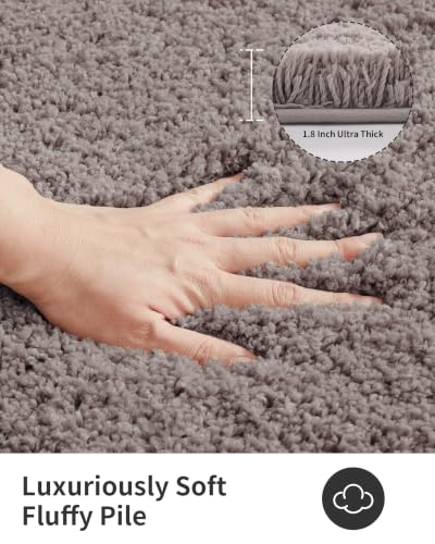 ILANGO Camel Bathroom Rugs 36" × 24" Non Slip & Super Absorbent Extra Thick Soft, Washable Bath Mat for Floor, Microfiber Plush Shaggy Bath Rug with Tub for Bathtub Shower Room Sink - color: Camel, size: 2' x 3' (24''x36'' Bathroom Rug)