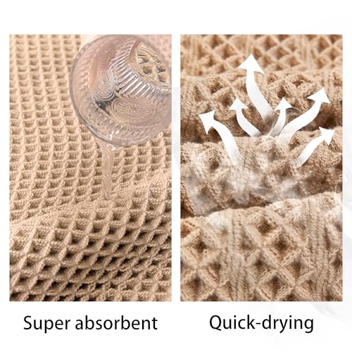 Waffle Bath Mat Non Slip, Boho Bathroom Rug, Super Absorbent Quick Dry Bathroom Mat, Soft Farmhouse Bath Rug with Tassels, Small Washable Shower Mats for Floor 20"x32", Tassels Brown - color: Tassels Brown, size: 1'8" x 2'8" (Rectangular)