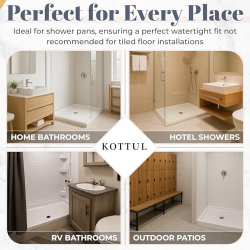 4 ¼” Polished Dark Grey Snap-in Shower Drain Cover - Replacement - 4.25" OD Strainer - Easy Install - Premium Round Shower Drain Cover - Solid Brass Construction - (Titanium/Gun Metal) - color: Polished Gun Metal/Titanium
