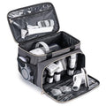 Dog Grooming Vacuum Bag, Pet Grooming Kit Bag Perfect for Dog Hair Vacuum & Grooming Tool Kit Accessories- Grey - color: Gray