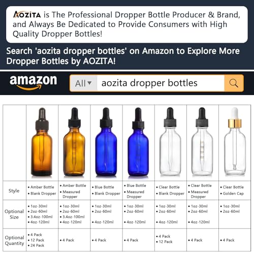 4 Pack, 2 oz Bottles with Dropper & 1 Funnel & 4 Labels - Essential Oils Bottles for Health, Personal Care & Beauty - 60ml Thick Dark Amber Glass Tincture Bottles, Refillable Cosmetic Containers - color: Amber