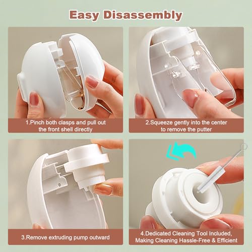 Toothpaste Dispenser Wall Mounted for Bathroom, Sapphire Blue | For Kids & Adults; Comes With Custom Cleaning Brush & 2 Heavy-Duty Adhesive Pads, Drill-Free Wall Mount Bathroom Accessory - color: Sapphire Blue