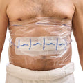 TIDI 50013-PKG AquaGuard Sheet – 12” x 24” – (Area of Coverage: 9.75” x 22”) – Shower Protection Sheet – Self-Adhesive Moisture Barrier – Wound Cover for Showering – 7 Sheets – Home Medical Supplies - size: 12" x 24", style: Package of 7 Sheets