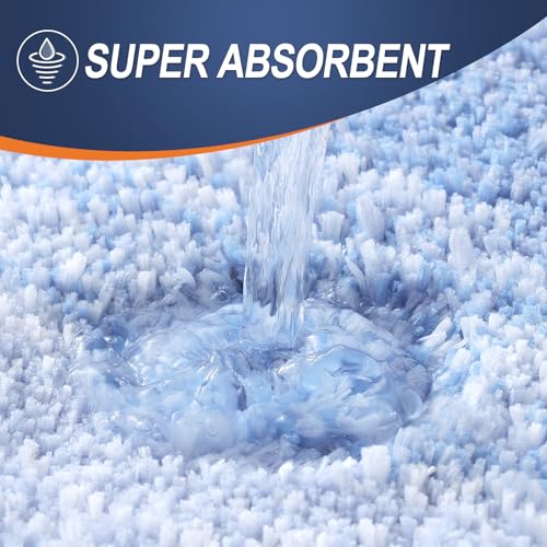 OLANLY Bathroom Rug Set 2 Piece, Soft Absorbent Microfiber Bath Mats and U-Shaped Contour Toilet Rug, Non-Slip, Machine Wash Dry, Plush Shaggy Bath Mats for Bathroom (24"x16"+24"x20", Light Blue) - color: Light Blue, size: 24" X 16" + U24" X 20"