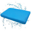 Shower Seat Cushion for Shower Chairs, Transfer Benches in Bathtub, Cushion for Sauna, 3D Mesh Pad with Hook, Slip-Resistant, Design for Elderly, Senior, Handicap & Disabled - size: Blue