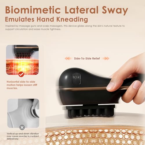 Electric Scalp Massager for Full-Body Relaxation - Cordless Handheld Head Massager with 5-Speed Deep Tissue Therapy & Fatigue Relief for Face, Arm, Shoulder & Body,Ideal for Home/Office Use