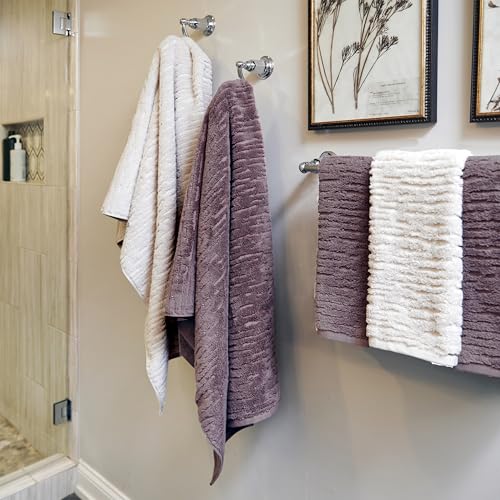 SKL Home CloudSoft Cotton Luxury 2-Piece Hand Towel Set, Oatmeal - color: Oatmeal, style: Hand Towels (Set of 2)