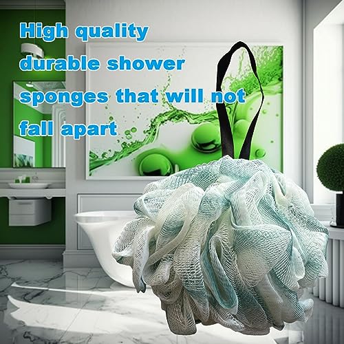 50g Bath Sponge Shower Loofah Mesh Pouf Bath Scrunchies Body Wash Puff Shower Puff Exfoliating Scrubber - style: Style 4