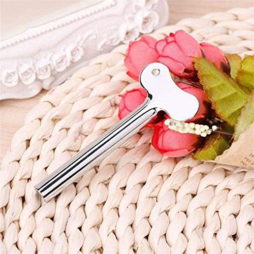 Xiaokeis 2 Pcs Toothpaste Squeezer, Stainless Steel Toothpaste Tube Squeezer, Key Cream Tube Squeezing Paint Squeezer Tube Squeezer Tool, Money Saving Bathroom Tools(Silver)