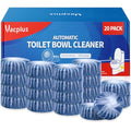 Vacplus Toilet Bowl Cleaners - 20 Pack Long-Lasting Toilet Cleaner Tablets, Prevent Stains & Deodorize, Blue - color: Blue, size: 1 Count (Pack of 20)