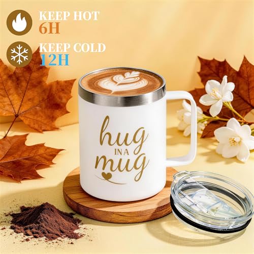 Get Well Soon - Self Care Package Gift Basket for Women & After Surgery, 11pc Sympathy Feel Better Gift Set with Flannel Blanket & 12oz Mug for Mom, Teacher, Wife, Sister, Friend (White) - color: White