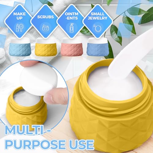 16Pack Travel Bottles for Toiletries, TSA Approved Travel Size Toiletries Containers Set, Silicone Leak Proof Refillable Bottles Elastic Sleeves Creams Jars Accessories Kit W/Clear Bag (Bright) - color: Bright