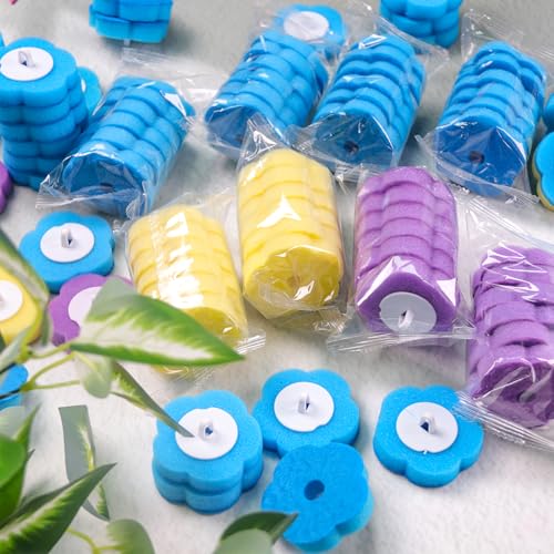 Toilet Wand Refills, 72 Count Disposable Toilet Brush Refills, Toilet Bowl Wand Refills, Scrubber Refill Pads Compatible with luluaday Wand Refill System for Sink Bathtub Wash Basin - size: 72 refills