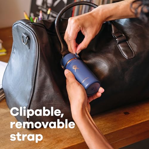 Hydro Flask Micro Bottle - Insulated Mini Leak Proof Flask for Purse or Pocket in 6.7 Oz Black Arc - color: BLACK ARC