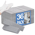 Herda 36 Pack Pumice Stone Toilet Bowl Cleaner, Powerfully Pumice Stone for Cleaning Hard Water Rings, Calcium Buildup, Rust, Pumice Stick for Toilets, Bathtubs, Grills, Swimming Pools, Sinks - size: 36Pack with Glove
