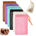 6pack Soap Bar Bag, Mesh Soap Bags For Soaps Bars Bar Mesh Saver Pouch Shampoo Bars Net For Shower Hangable Exfoliating With Drawstring(5 Colors, 5.5 * 3.5in)