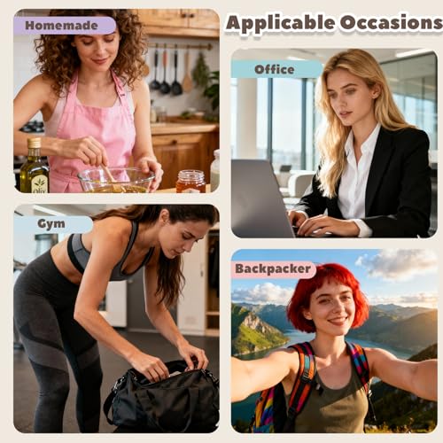 Travel Bottles for Toiletries, TSA Approved Silicone 4 Pack, Leak Proof Refillable Containers, Soft Squeeze Wide Mouth for Shampoo Conditioner Lotion, Matte Pastel (3oz 89ml)