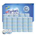 100pc Bulk Toilet Wand Refills - Disposable Toilet Brush Replacement Heads, Pack for Household Cleaning Bathroom cleaners Compatible Heads,washroom mats Brush Cleaning System,Clean Refill Pads.