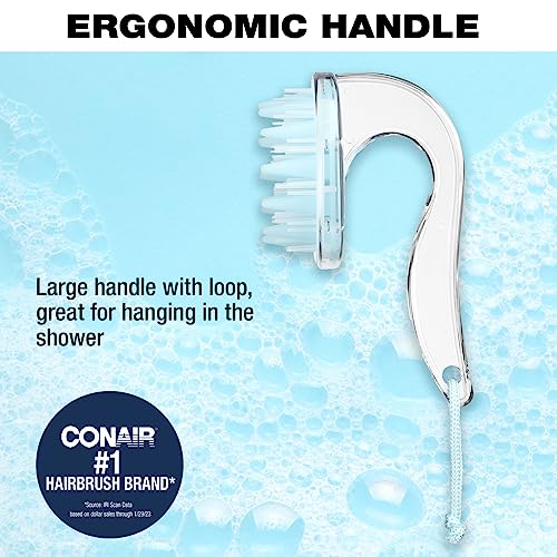 Conair Scalp Massager - Scalp Massager hair growth - Head Massager Scalp - Light Blue - color: Blue, size: 1 Count (Pack of 1)